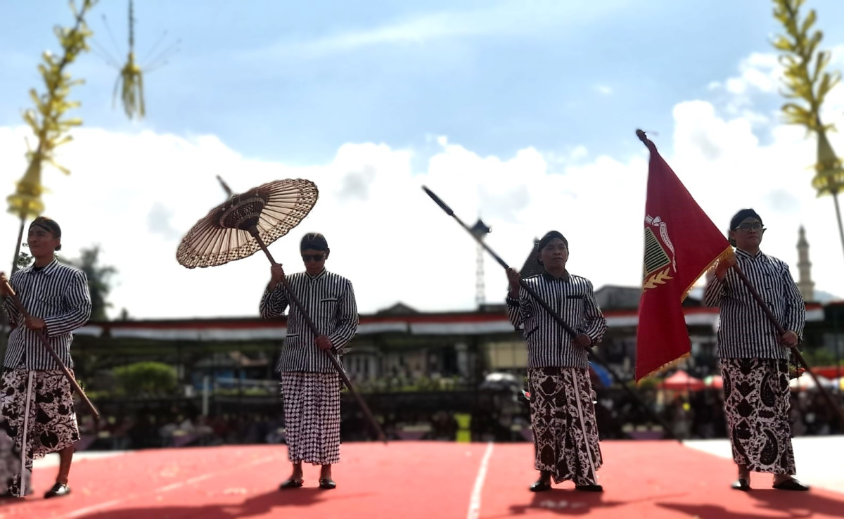 Mengukir Dua Abad Kebersamaan: Desa Candimulyo Sambut Panji HUT Wonosobo ke-200 dengan Penuh Semangat