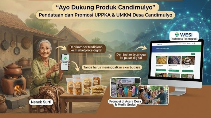 ADUK CANDI - Ayo Dukung Produk Candimulyo: Sinergi Digital Ekonomi Desa
