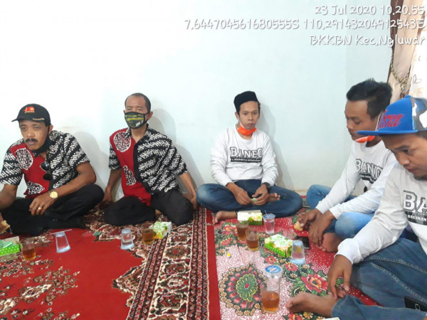 Pertemuan forum musyawarah di kampung KB