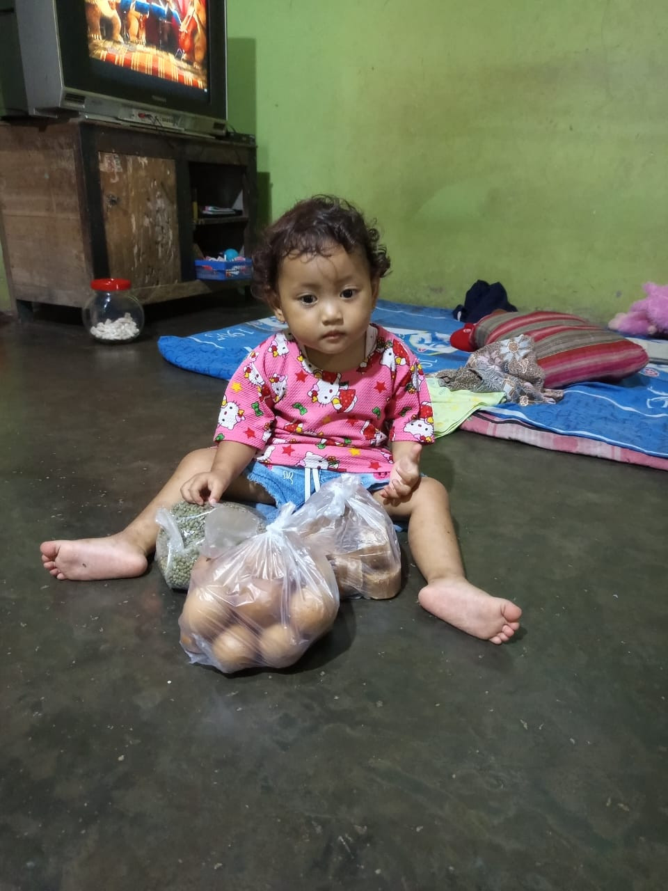 Pemberian pmt bust balita