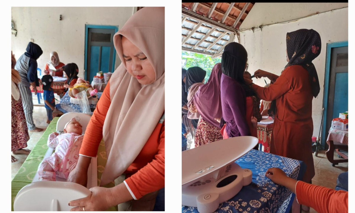 Kegiatan Posyandu Tunas Bangsa di Desa Pandeyan