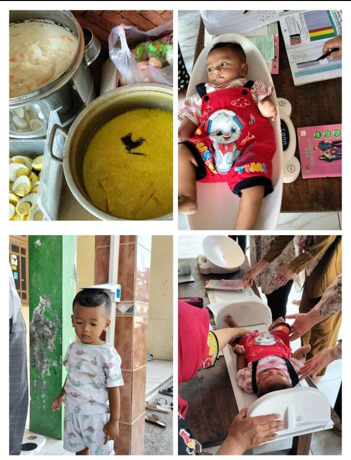 Kegiatan Posyandu Bina Balita di Desa Pandeyan