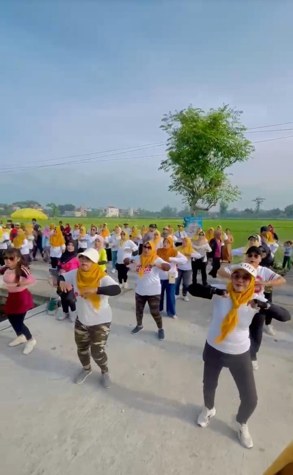 Senam bersama PKK DESA PANDEYAN