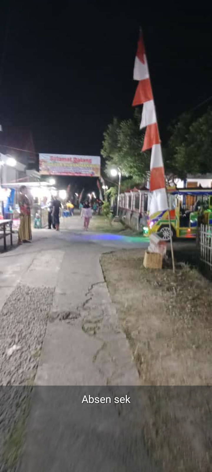 Bazar malam UMKM Desa Ngasinan
