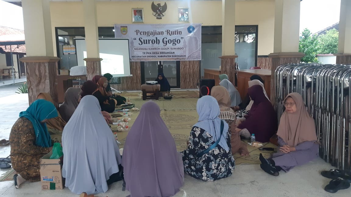 Pengajian rutinan "SUROH GOGO"