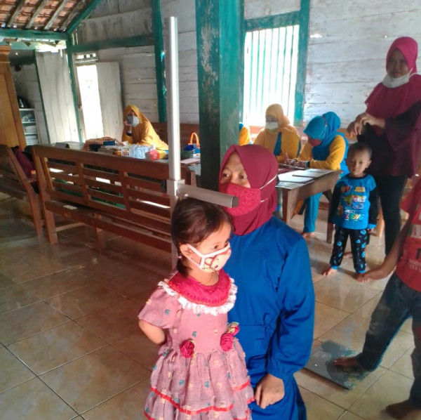Timbang Ukur Balita BKB Kampung KB Margi Rahayu