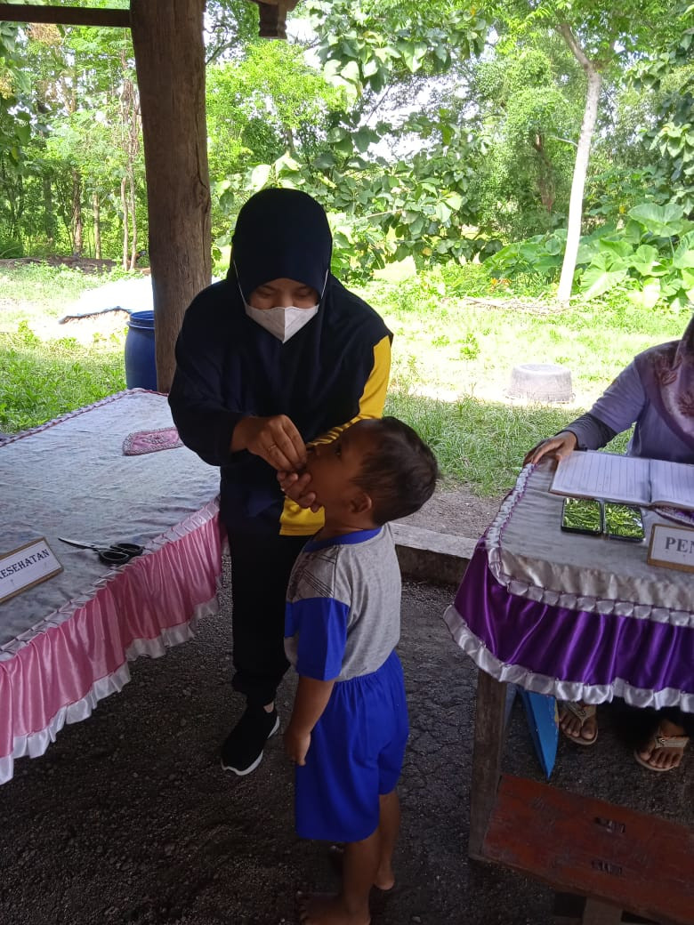 Senam Bersama Setelah Pemberian Vitamin A dan Obat Cacing Pada Balita