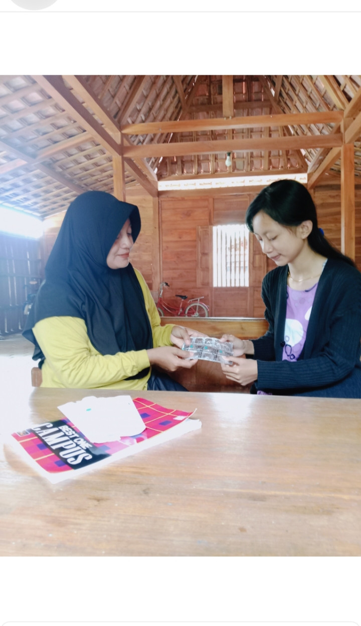 Kunjungan Remaja Dan Pemberian Tablet tambah darah oleh Tim TPK