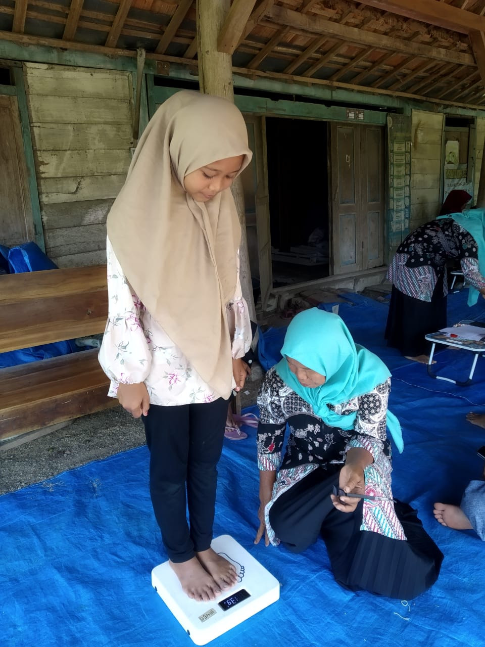 Pik. Remaja Paspel berjaya , Timbang Ukur Remaja, Cek Tensi, Cek gula, dan pembagian Tablet tambah darah untuk remaja