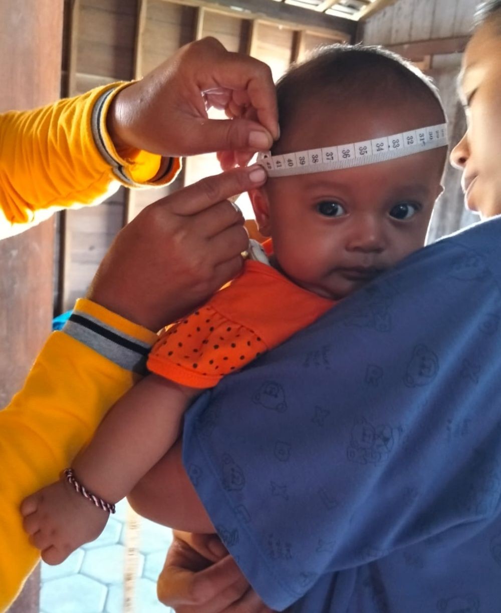 Timbang Ukur Balita Kampung  KB Margi Rahayu Desa Pelem