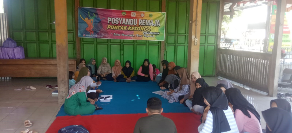 Posyandu PIK Remaja Puncak Kesongo Kampung KB Suro Nyamin