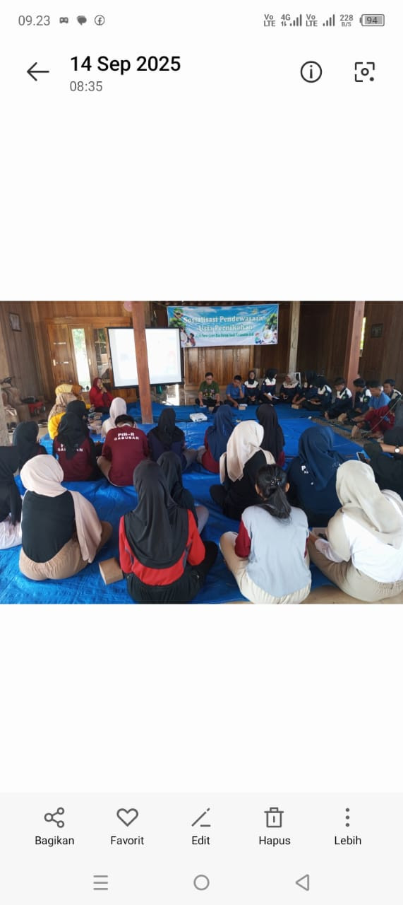 Pertemuan pik R kampung KB suro nyamin