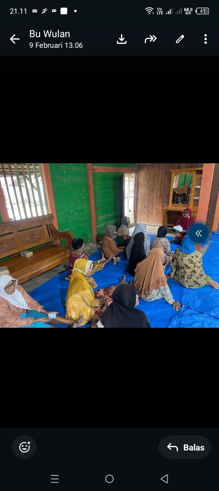 Posyandu lansia kampung KB suro nyamin desa gabusan