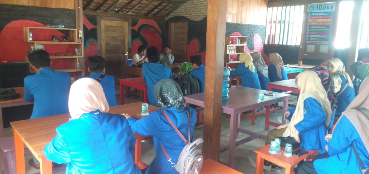 Kedatangan Peserta KKN dari Al Muhammad Cepu di Desa Nglobo
