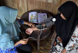 Kunjungan Ibu Hamil di Kampung KB "Sido RUkun" desa Jomblang dengan Menggandeng PKK desa Jomblang