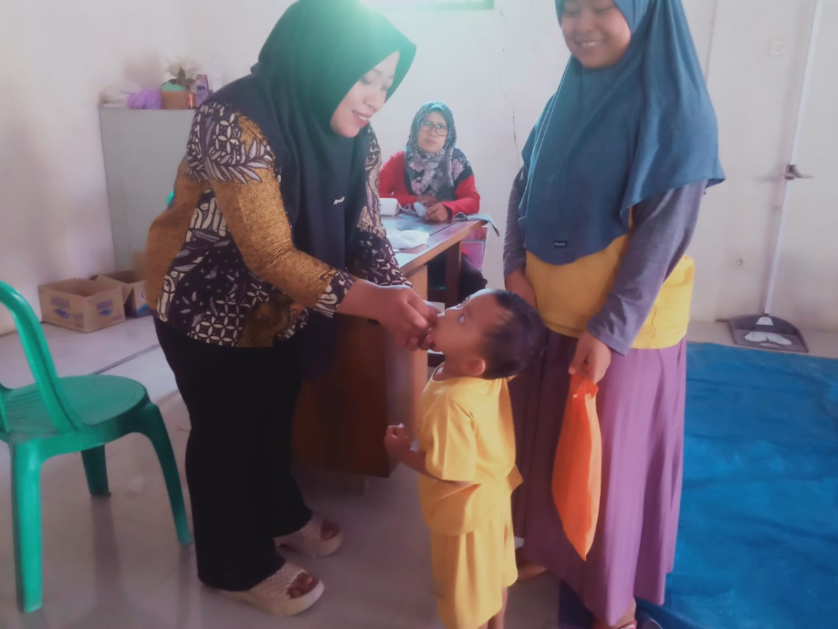 Pemberian vit A dan obat cacing