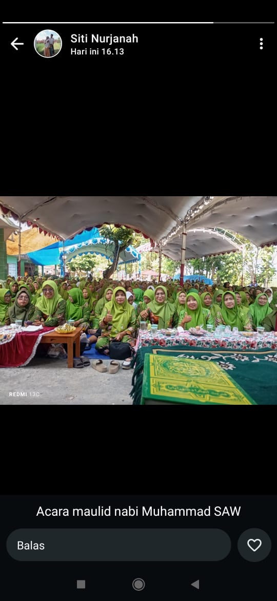 Pengajian memperingati maulid Nabi Muhammad SAW