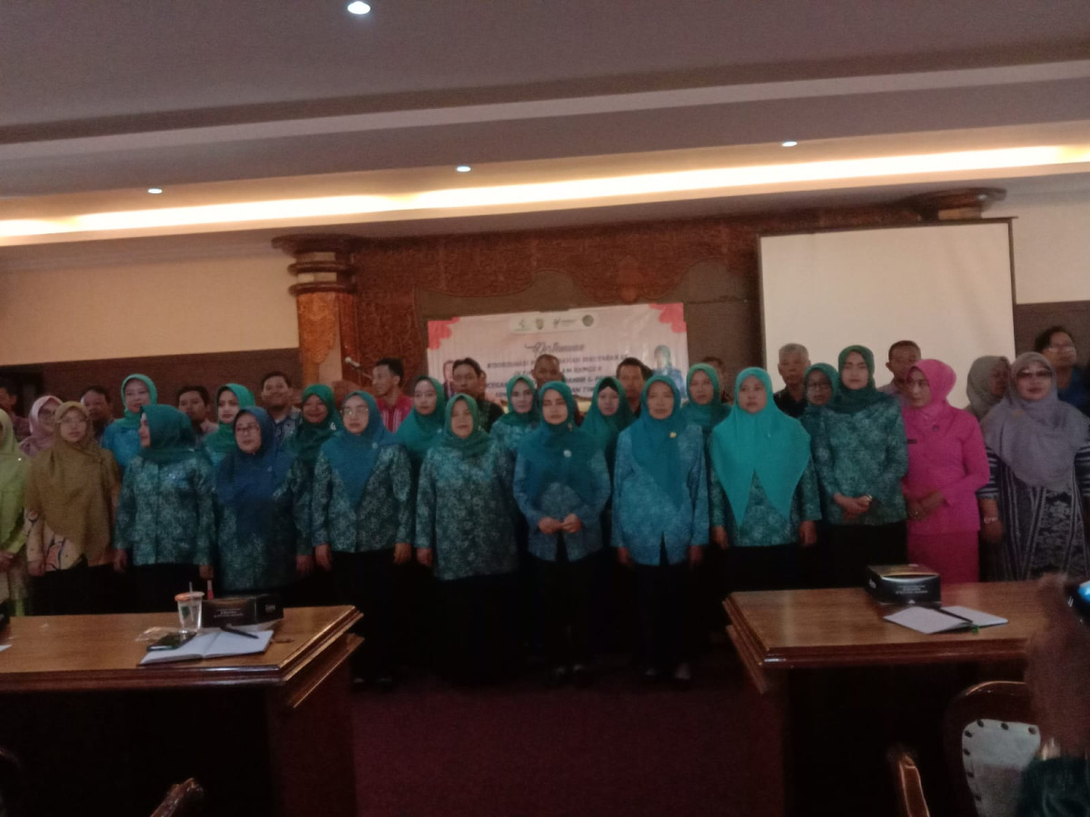 Koordinasi Penggerak Masyarakat oleh PKK dalam rangka mencegah kanker serviks dan Payudara