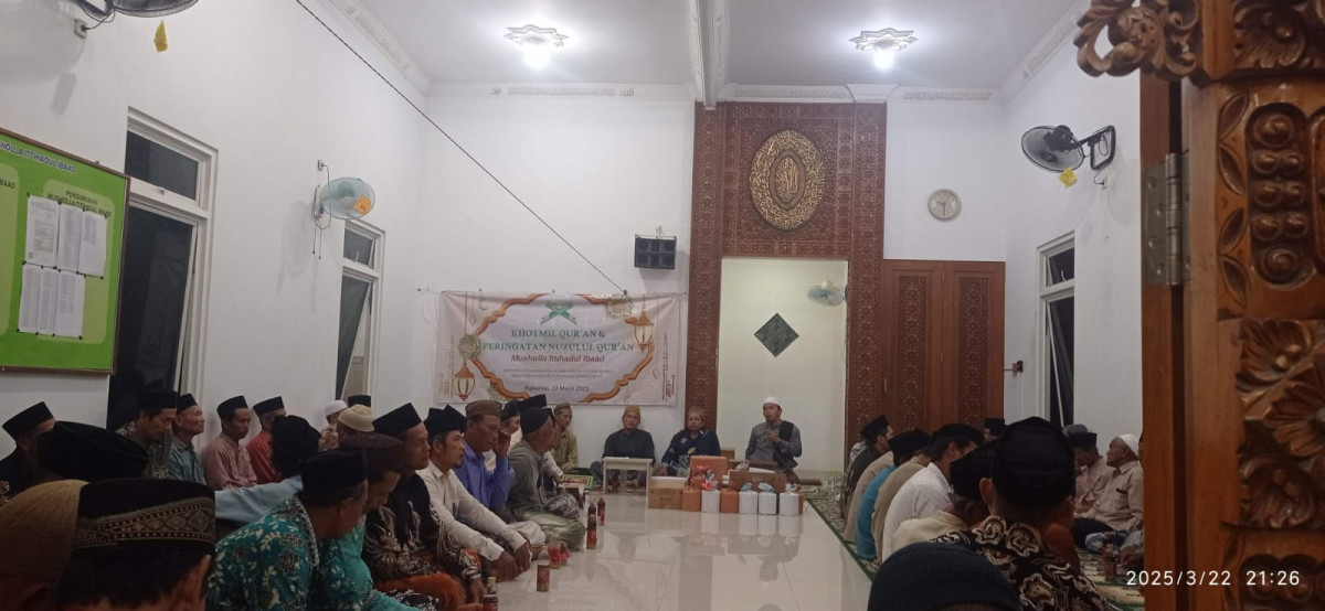 Peringatan Khotmil Qur'an dan Nuzulul Qur'an