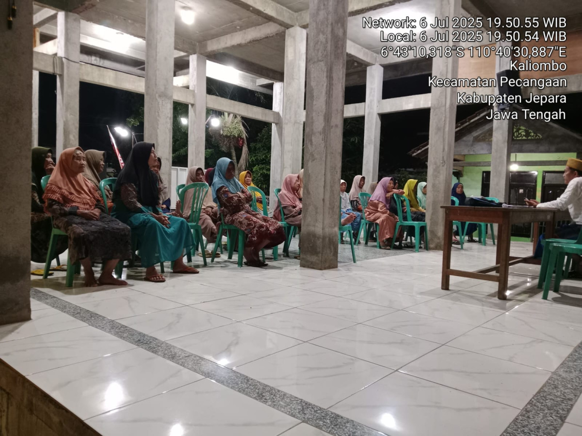 Pengajian Rutin Al Hadiyah Desa Kaliombo