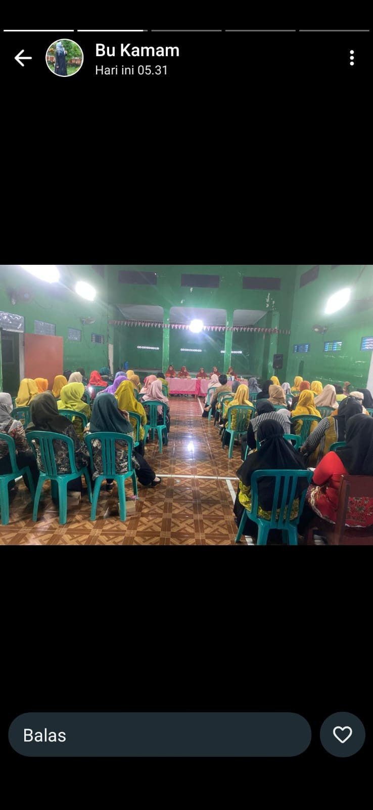 Pertemuan PKK RW se Desa Batursari