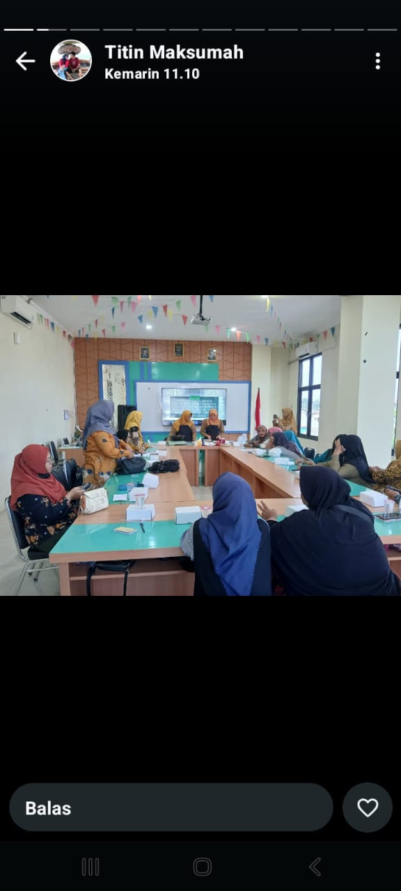 Kegiatan pemberian PMT balita gizi kurang oleh Puskesmas Mranggen 3