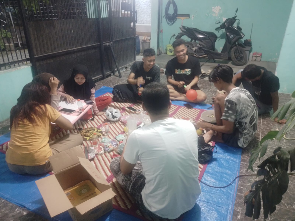 Rapat kordinasi remaja dalam rangka lomba di wilayah rw 39 17 an