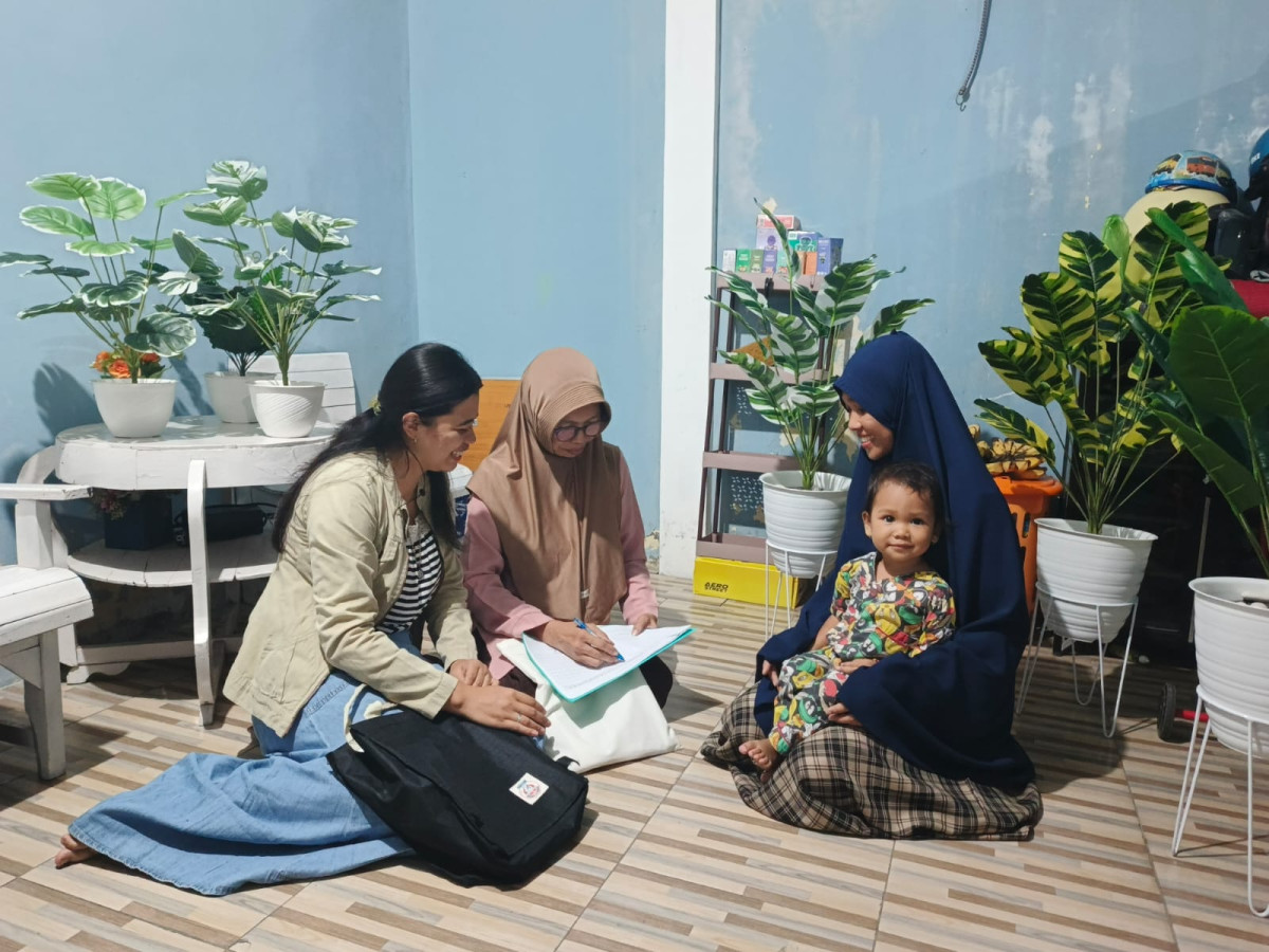 Kegiatan Pendampingan TPK kepada sasaran Baduta Batursari