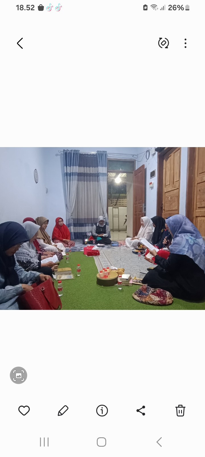 Pengajian ,yasin tahlil dan tambahan vitamin hati