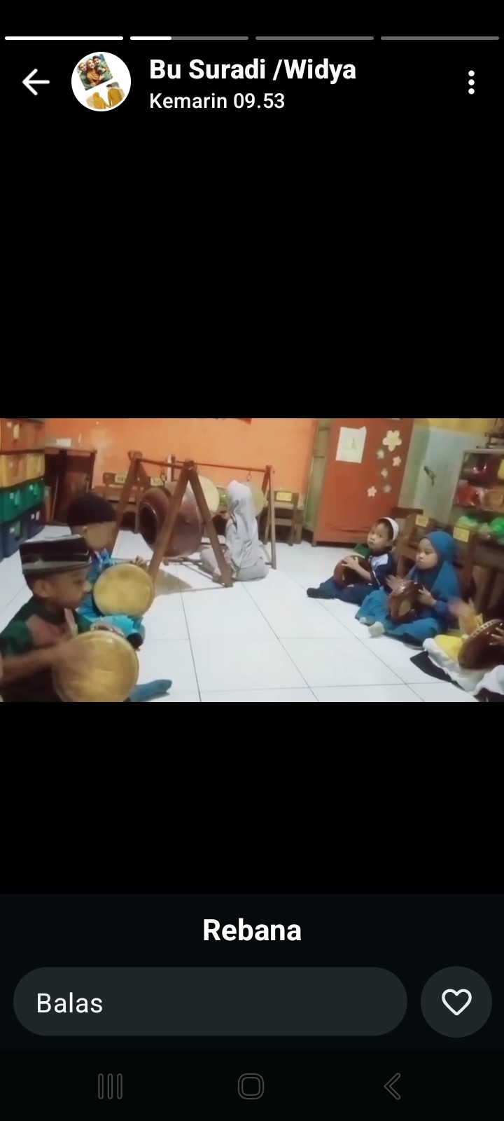 Pengenalan seni rebana sejak dini