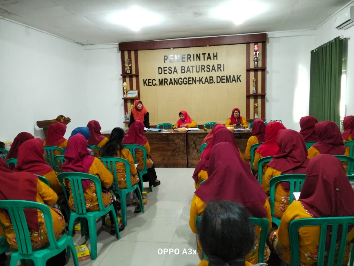 Pertemuan LKD desa batursari