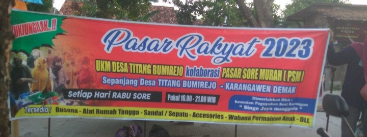 Pasar Rakyat Bumirejo Titang