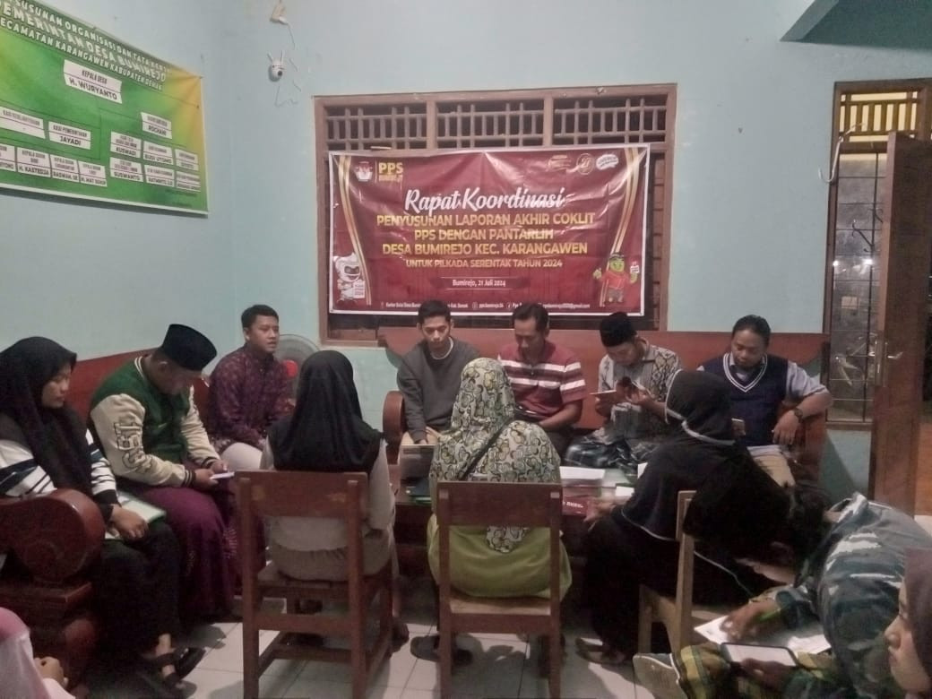 RAPAT KOORDINASI PPS PENYUSUNAN AKHIR COKLIT
