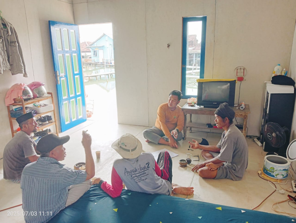 Kegiatan Sebelum Mulai Rumah Apong Diskusi Mekanisme Pembangunan Rumah Apong Dukuh Timbulsloko Desa Timbulsloko