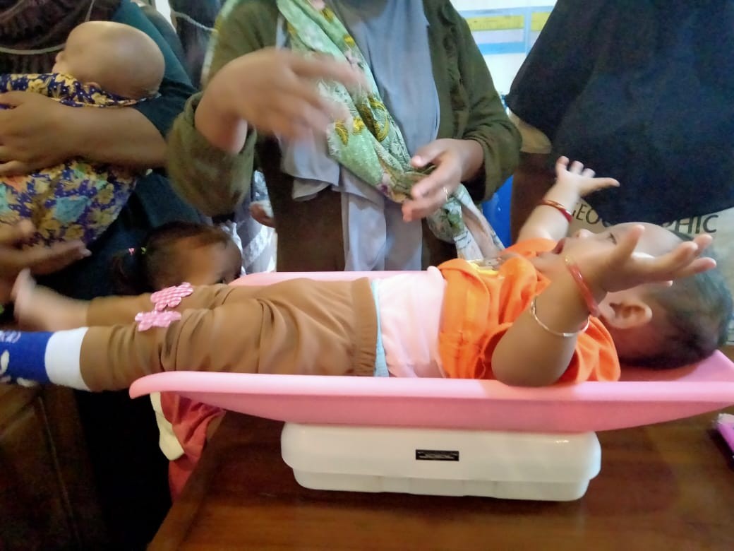 Posyandu Anggrek IDukuh Karanggeneng  Desa Timbulsloko Pemantauan Tumbuh Kembang ( Stanting ),Imunisasi dan Pelayanan Gizi