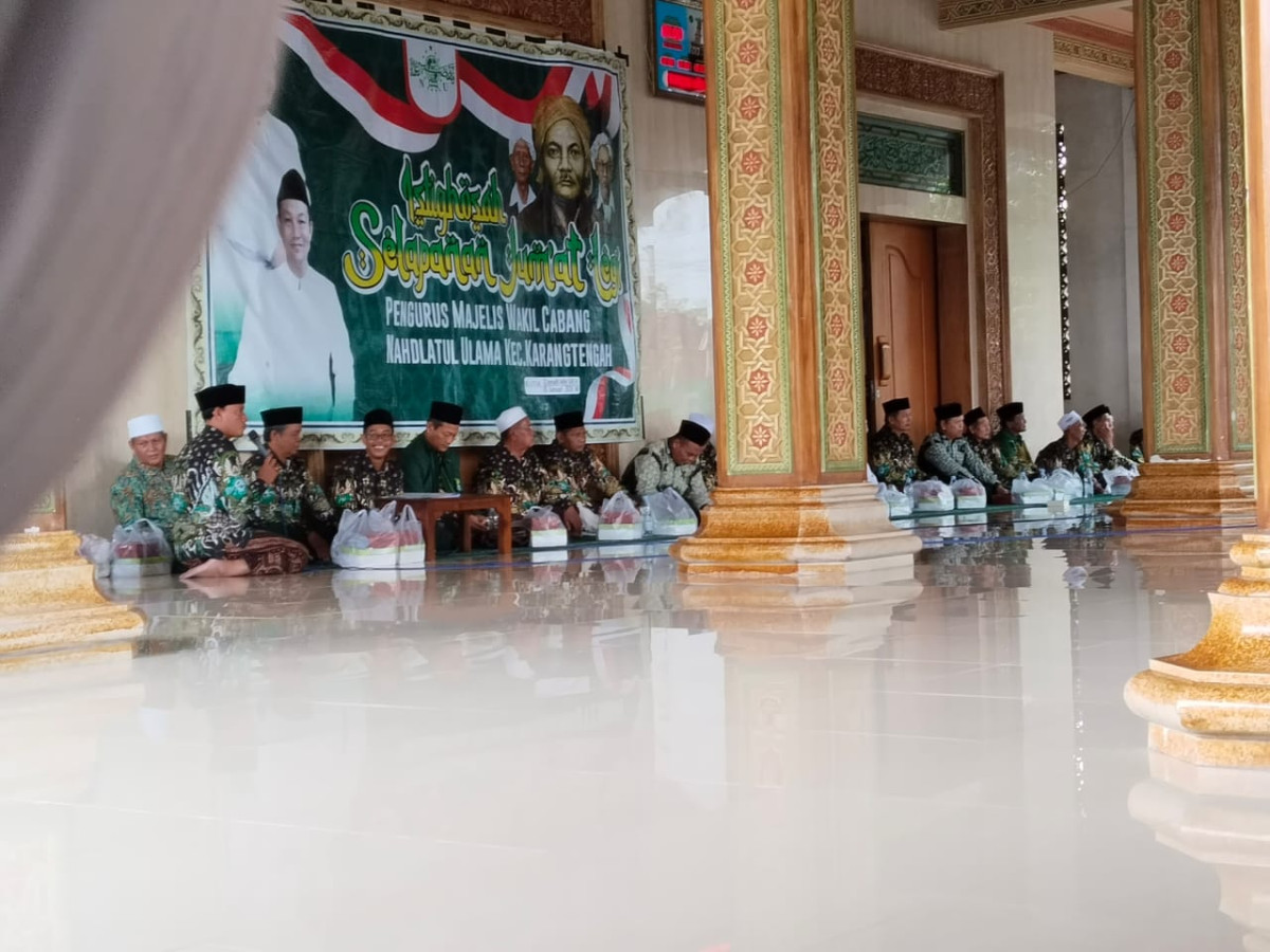 Istighosah Pengurus Majelis wakil Cabang Nahdlatul Ulama' Kecamatan Karangtengah