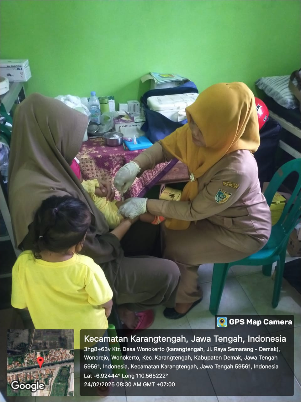 Pemberian Imunisasi DPT