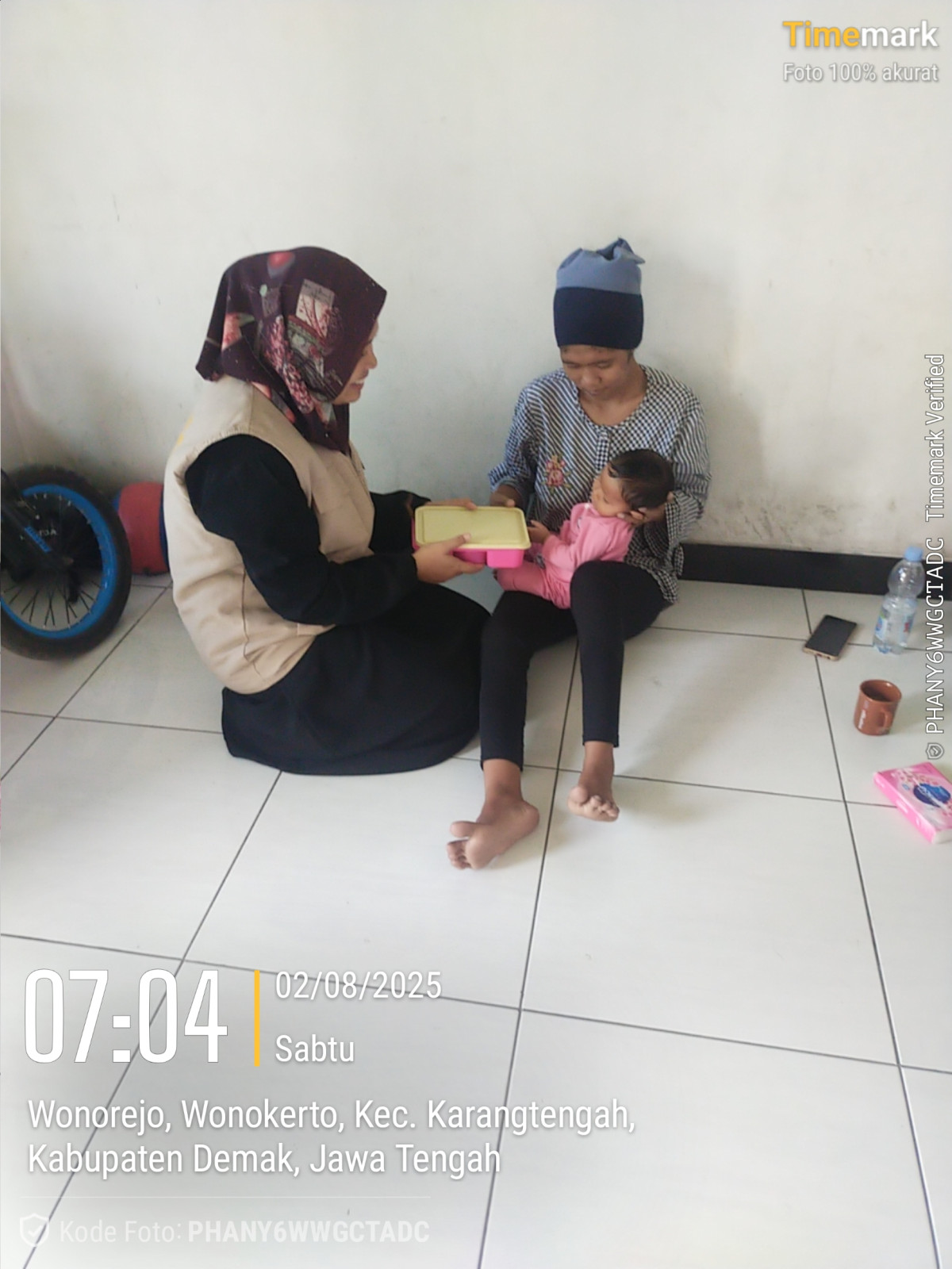 Pemberian menu tambahan untuk balita beresiko stunting