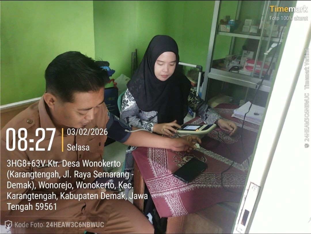 Pelayanan Kesehata bagi masyarakat  di Desa Wonokerto
