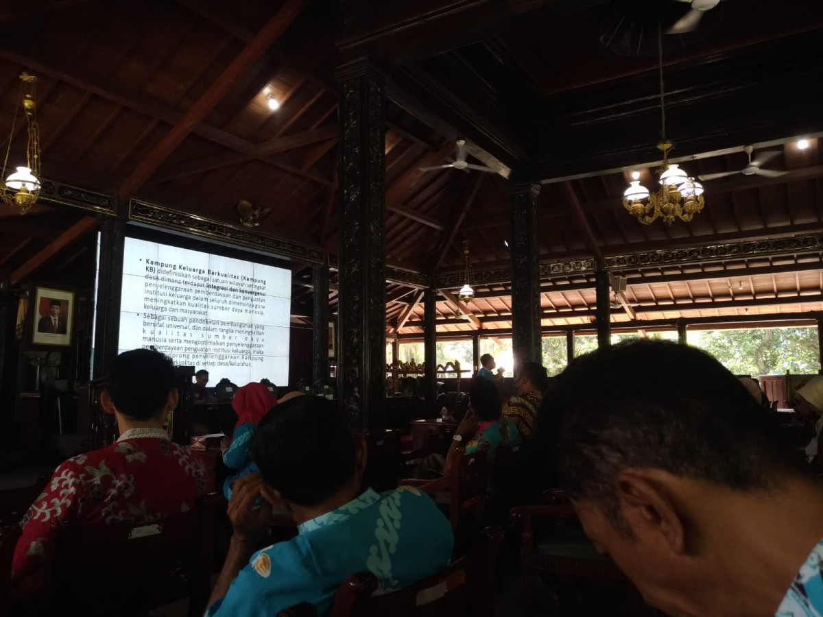Pertemuan POKJA Kampung KB Tingkat Kabupaten
