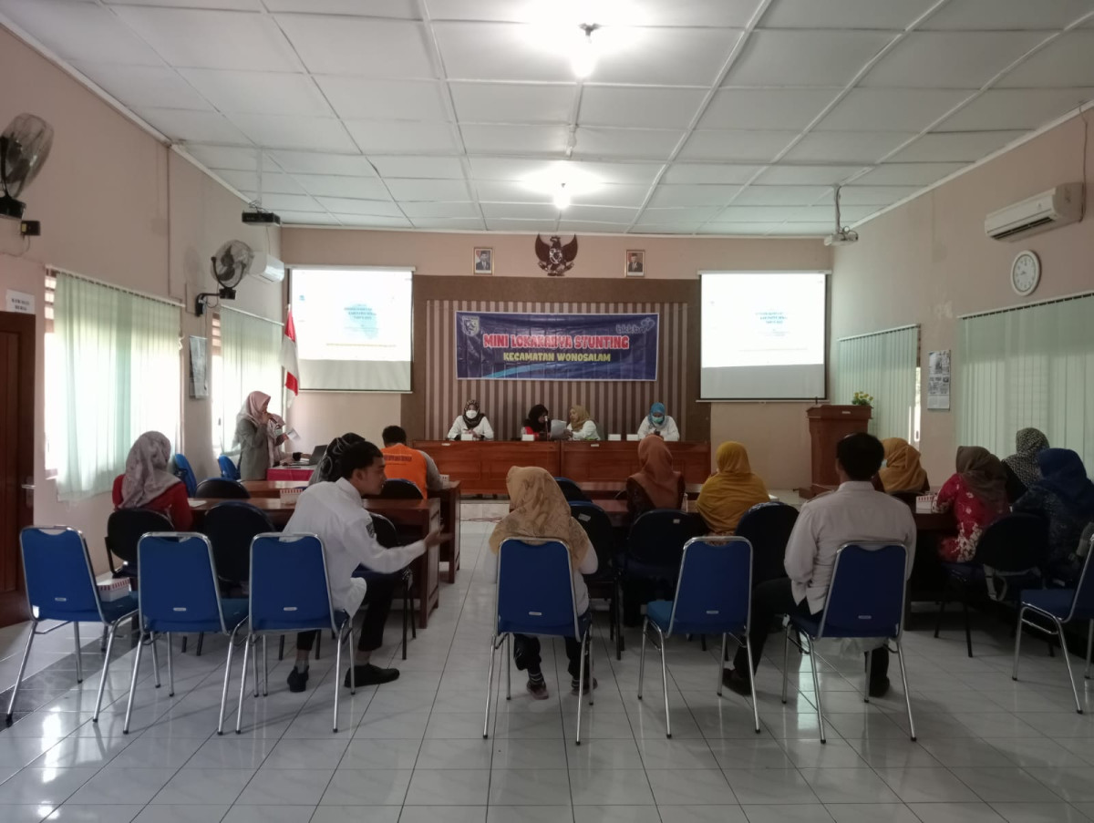 Mini Lokakarya Stunting tingkat Kecamatan Wonosalam
