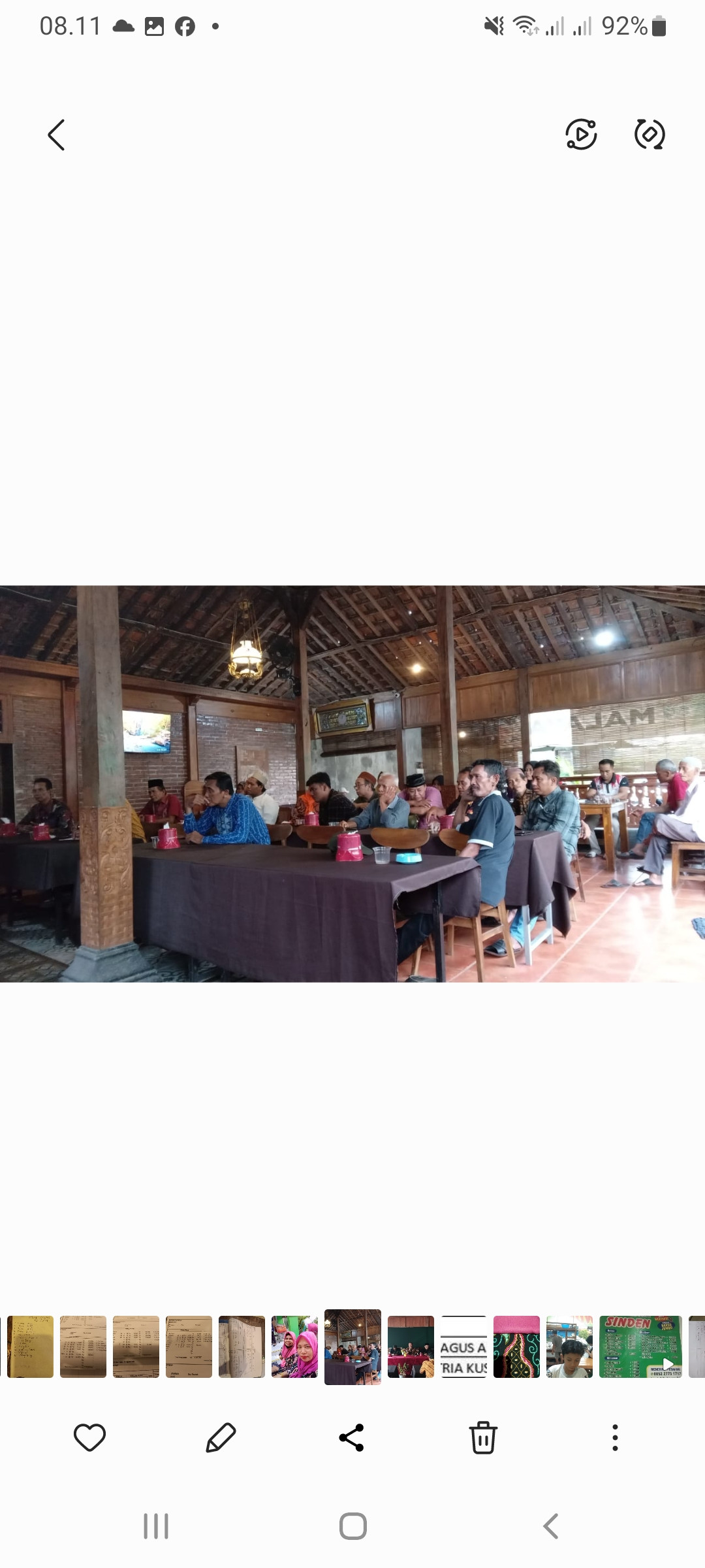 Rapat rt se kelurahan kadilangu