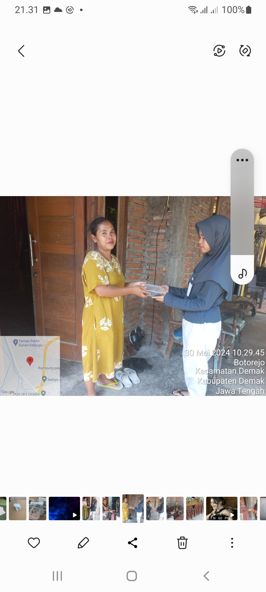 Pemberian pmt balita