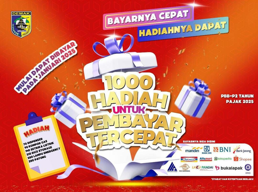pengumuman hadiah undian pajak