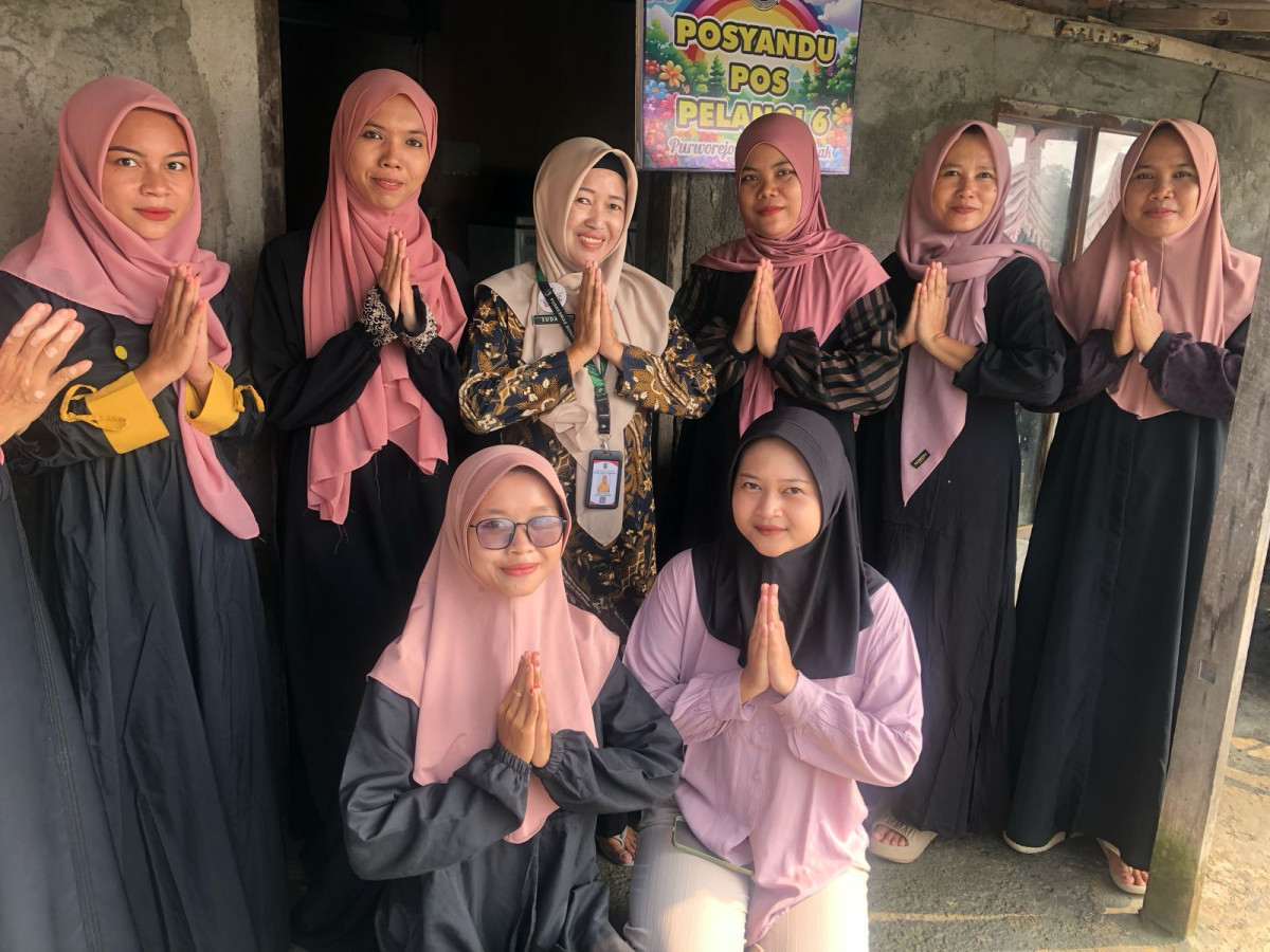 kegiatan pelayanan posyandu pos 6