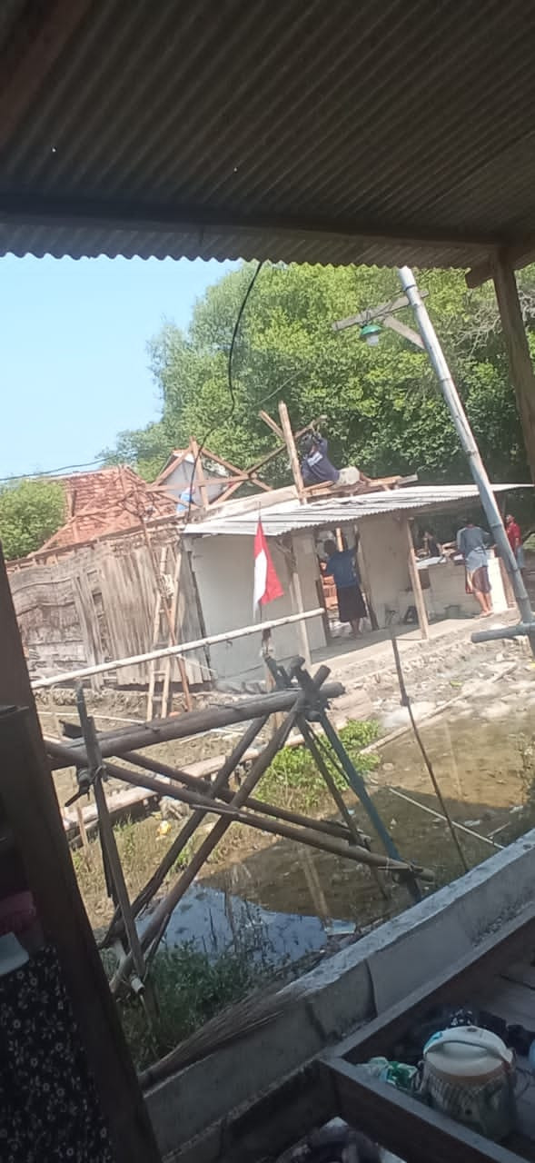 pembongkaran RTLH bapak solikin