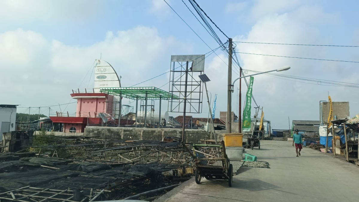 pembangunan renovasi SPBU Nelayan