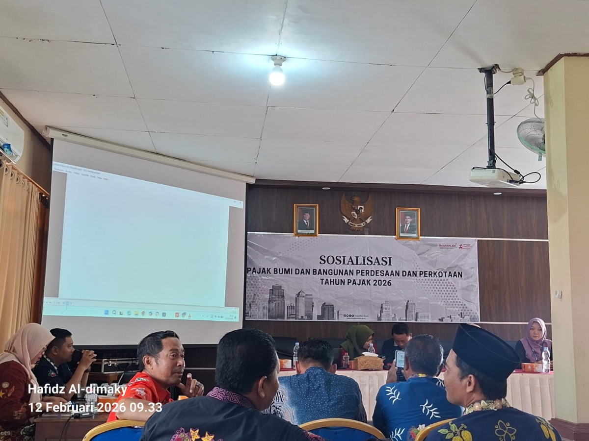 Sosialisasi pajak bumi dan bangunan pedesaaan dan perkotaan tahun 2026