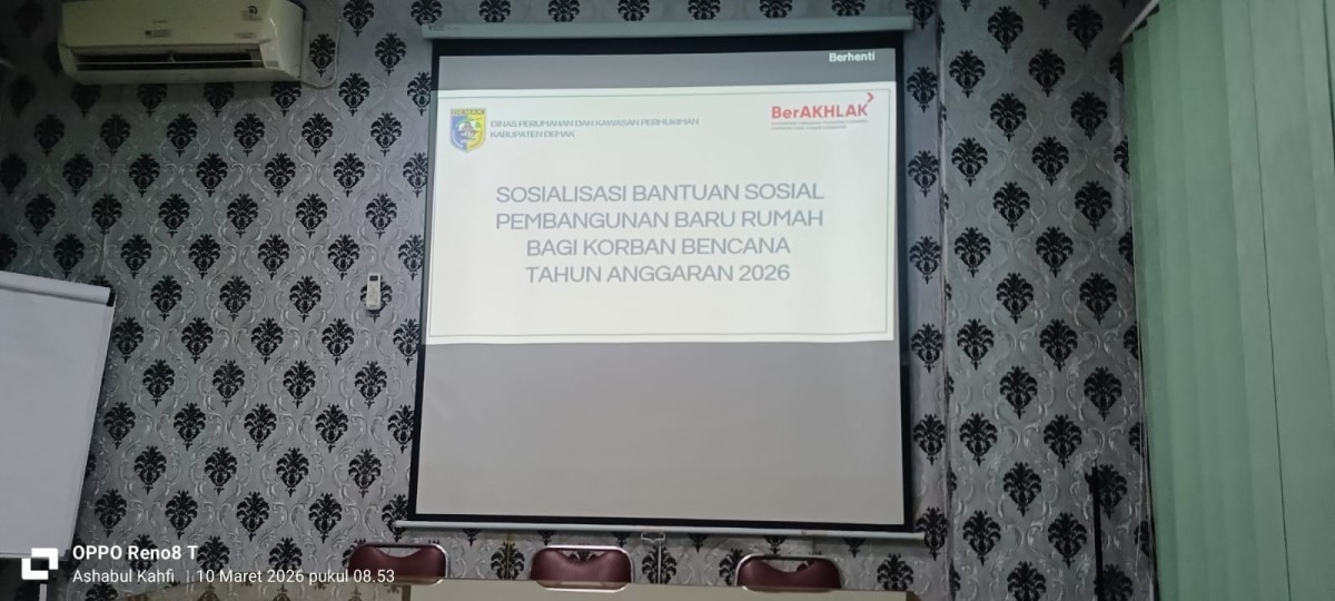 Sosialisasi bantuan rtlh untuk kawasan yang terdampak bencana