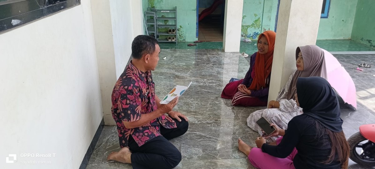 KIE MKJB dalam rangka  pelayanan MKJB pada tanggal 6 april di PKM 2